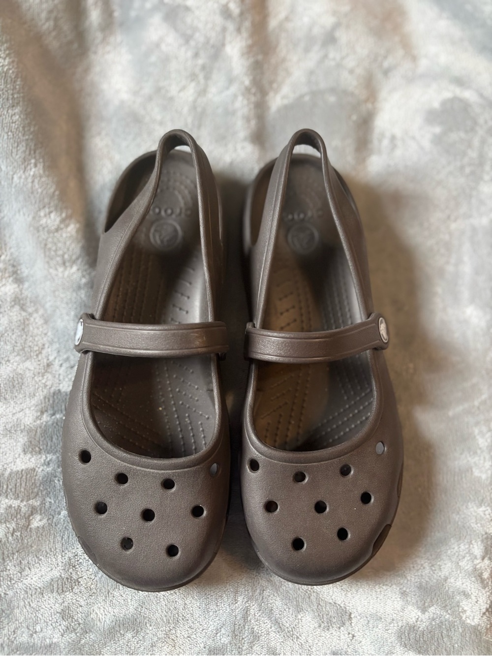 Women’s Croc Mary Jane Clog - Brown Size 8
